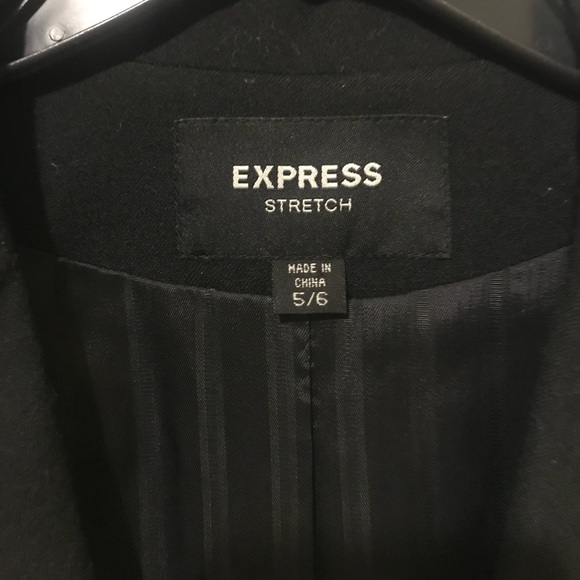 EXPRESS STRETCH BLACK BLAZER 5/6 ๐ฅ๐๐บ๐๐๐ - Picture 6 of 7
